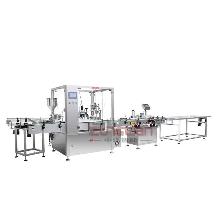 ZHSR-1C全自动膏液通用型灌装旋盖机